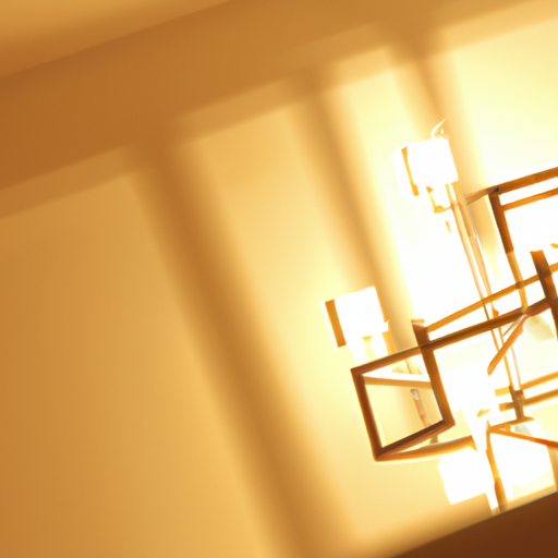 תמונה של חדר מואר היטב עם אורות במיקום אסטרטגי.